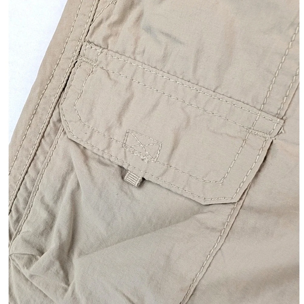 Old Navy Boys Hike Short Tan Cargo Nylon Elastic Waist Size 3T